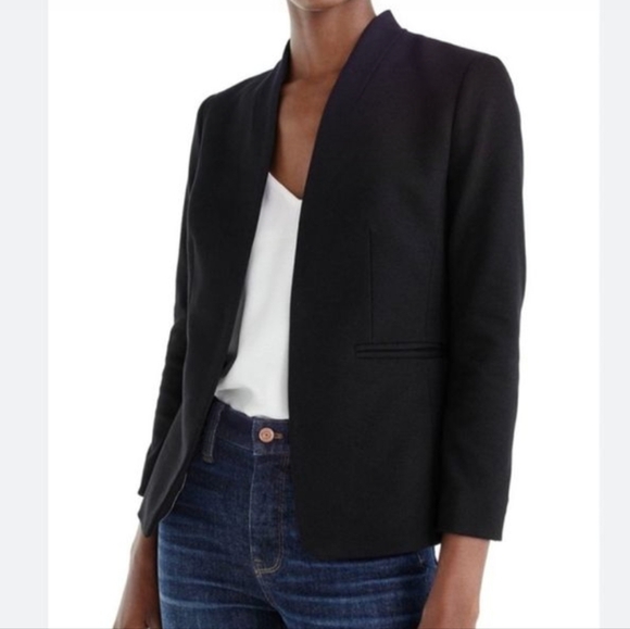 J. Crew Going Out Blazer Black sz 8 - Picture 1 of 7